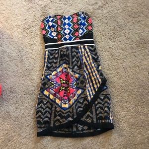 Aztec print sundress